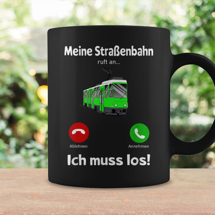 Meine Strassenbahn Ruft An Straßenbahnfahrer My Road Train Calling On Tassen Geschenkideen