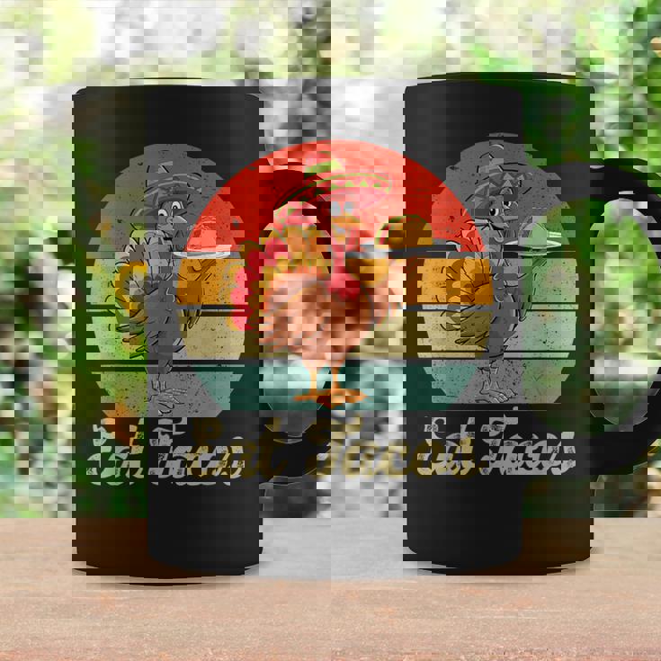 Mexican Turkey Eats Tacos Thanksgiving Christmas Graphic Print Coffee Mug Gifts ideas
