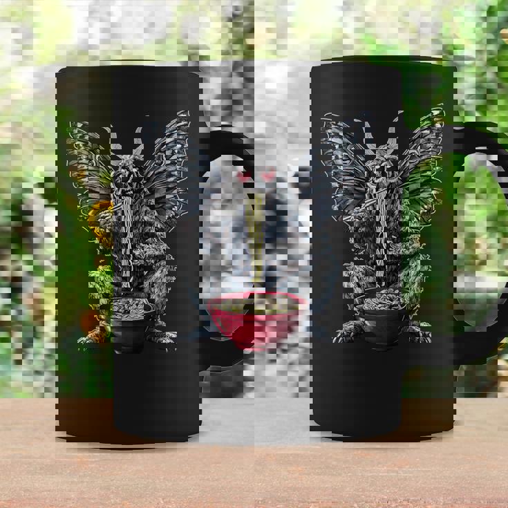 Mothman Cryptozoology Cryptid Ramen Japanese Noodles Coffee Mug Gifts ideas