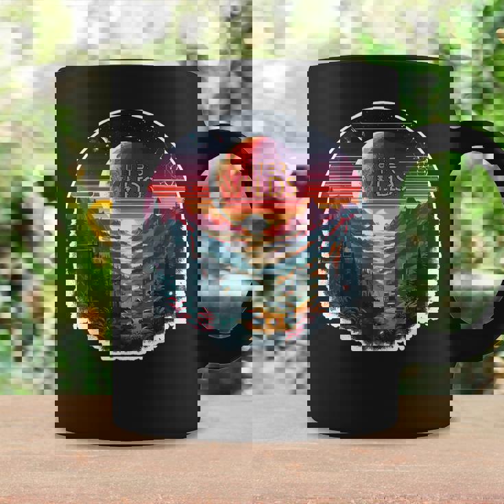 Outer Wilds Text Moon Mountain Forest Tree House Sun Coffee Mug Gifts ideas