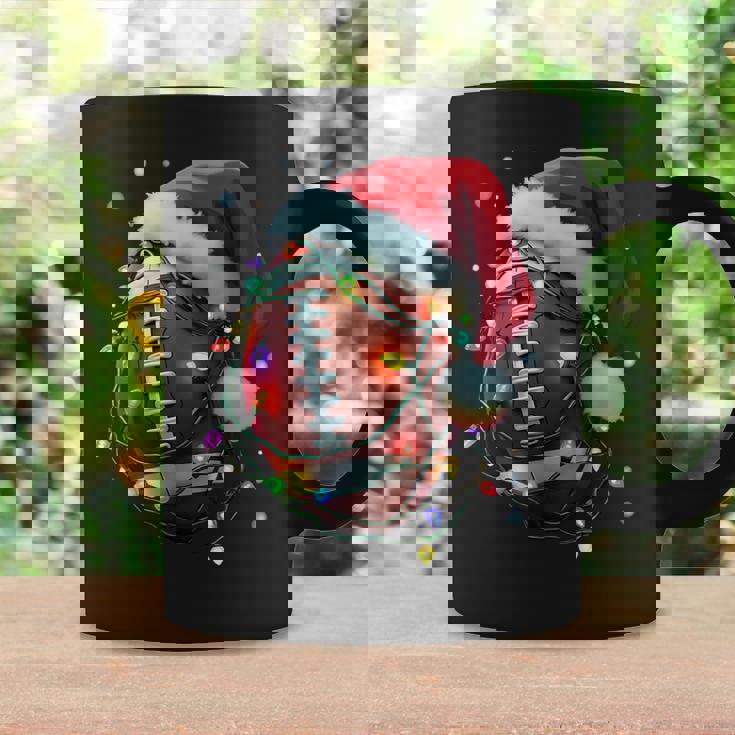 Santa Sports Christmas Football Player For Boys Coffee Mug Gifts ideas