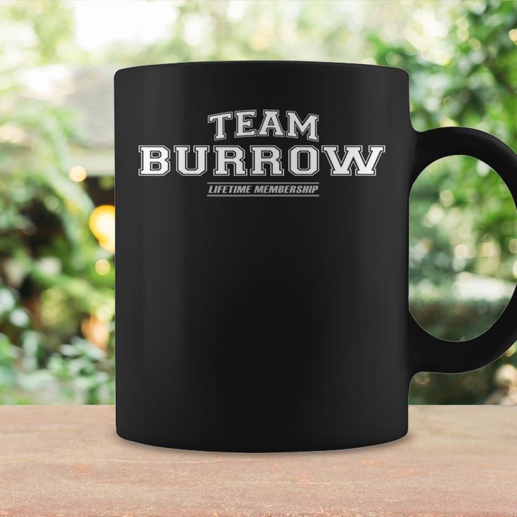 Team Burrow Proud Surname Last Name Tassen Geschenkideen