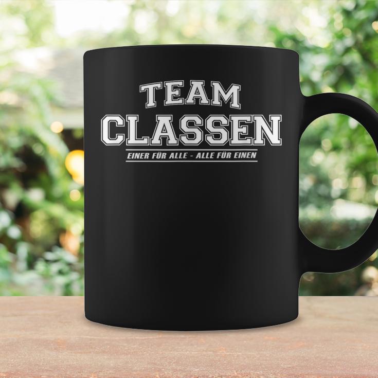 Team Classen Proud Family Last Name Tassen Geschenkideen