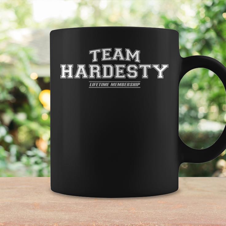 Team Hardesty Stolzer Familienname Nachname Geschenk Tassen Geschenkideen