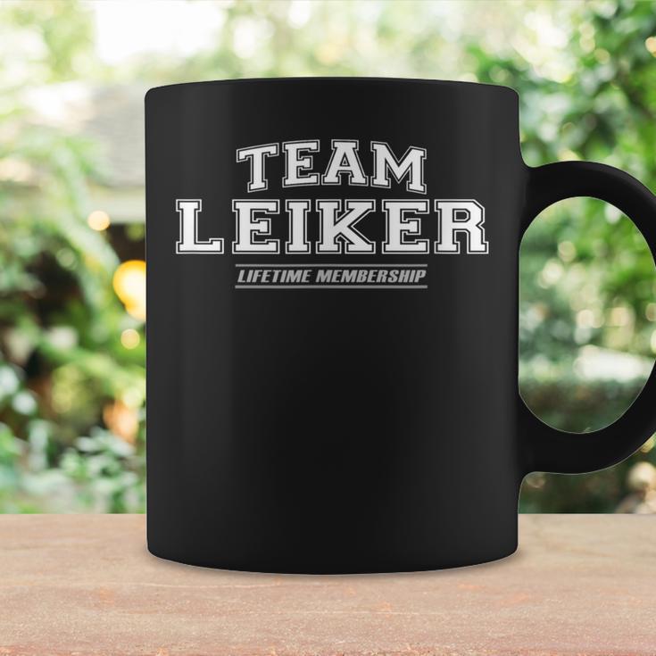 Team Leiker Stolzer Familienname Nachname Geschenk Tassen Geschenkideen