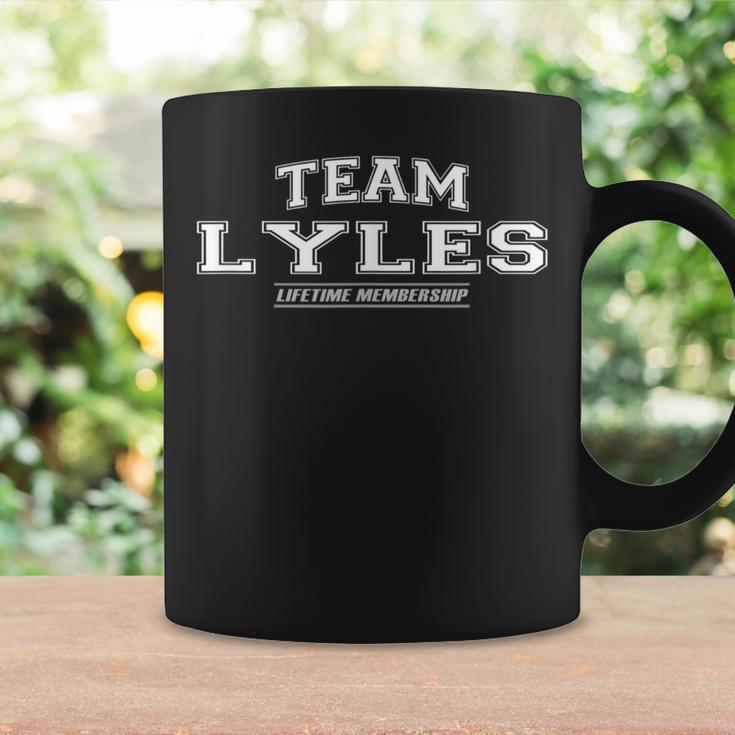 Team Lyles Stolzer Familiennachname Nachname Geschenk Tassen Geschenkideen