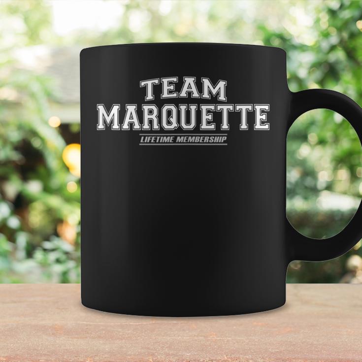 Team Marquette Stolzer Familienname Nachname Geschenk Tassen Geschenkideen