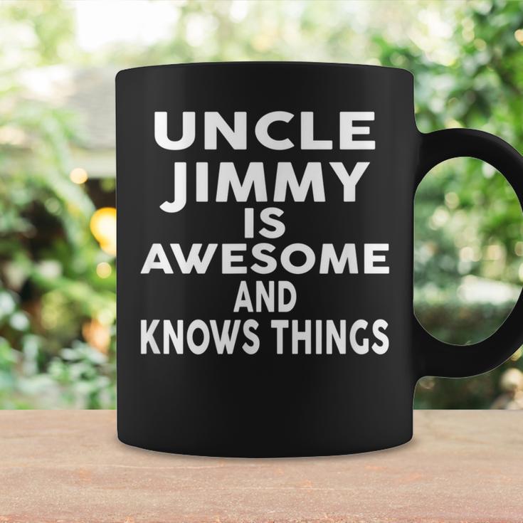 Uncle Jimmy Ist Tolle Und Weiß Dinge S Tassen Geschenkideen