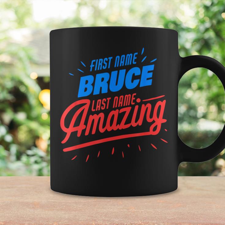 Vorname Bruce Nachname Erstaunlich Lustig Bruce Spruch Tassen Geschenkideen