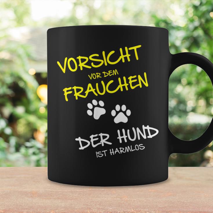 Vorsichtor Dem Frauchen Der Hund Ist Harmlos Careful Before The Tassen Geschenkideen