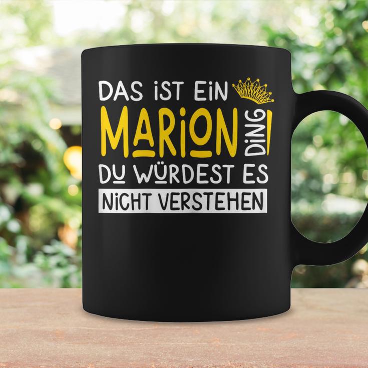 Women's First Name Marion Name Day Saying Das Ist Ein Marion Ding Tassen Geschenkideen