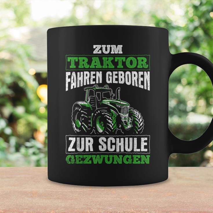 Zum Traktor Fahren Geboren Zur Schule Zum Schule Zwungen S Tassen Geschenkideen