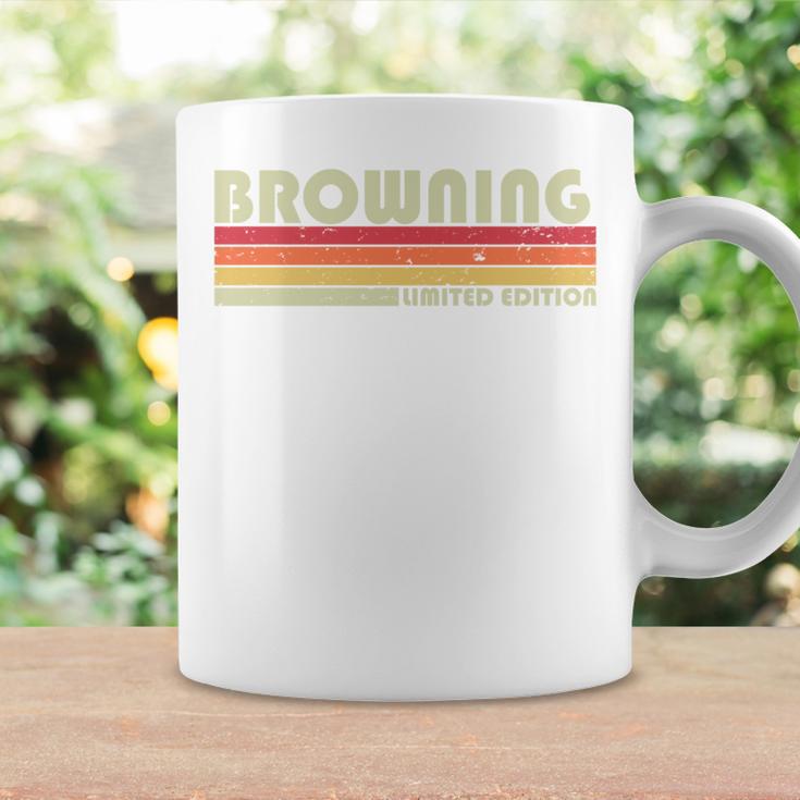 Browning Last Name Retrointage 80S Birthday Tassen Geschenkideen