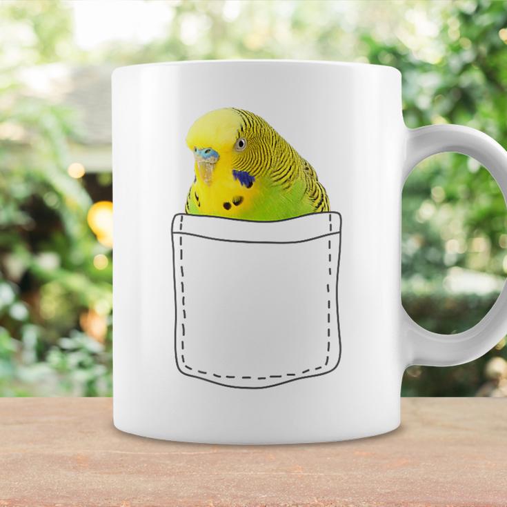 Cute Budgie In Bag Budgie Tassen Geschenkideen