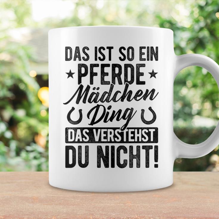 Damen Das Ist So Ein Pferdemädchen Ding Daserstehst Du Nicht Mit-Ausschnitt Tassen Geschenkideen