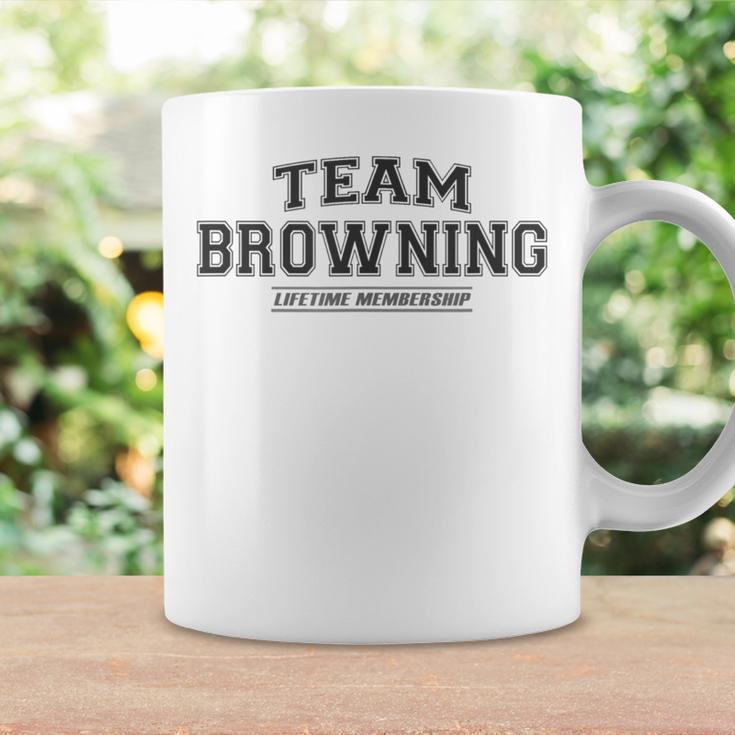 Team Browning Stolzer Familiennachname Nachname Geschenk Tassen Geschenkideen