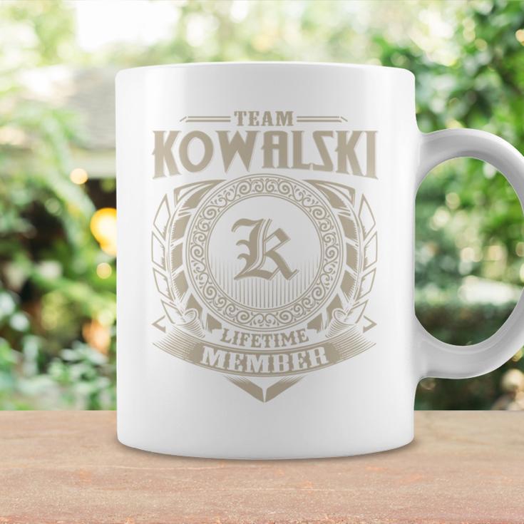 Team Kowalski Lifetime Member Last Name Kowalski Family Tassen Geschenkideen