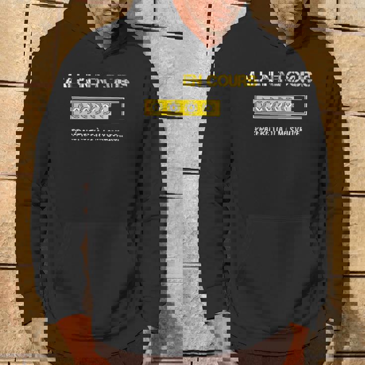 All-In En Cours Poker Humour Cadeau Poker Homme Tapis Jetons Sweat à capuche Lifestyle