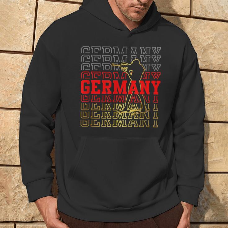 Biathlon Deutschland Germany Winter Sports Kapuzenpullover Lebensstil