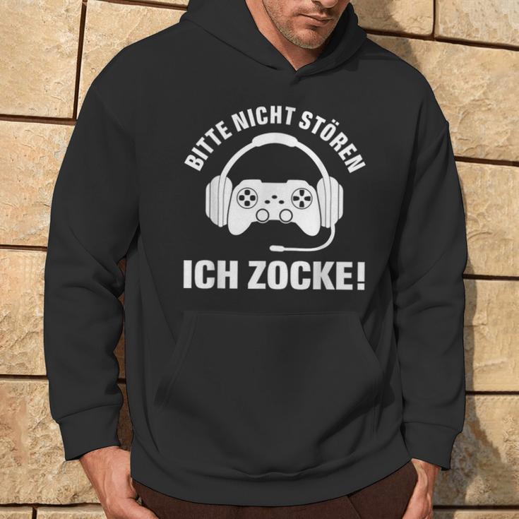 Bitte Nicht Stören Ich Zock Saying For Gamer S Kapuzenpullover Lebensstil