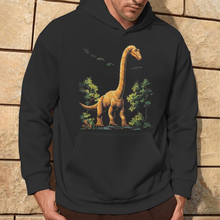 Brachiosaurus Dinosaur Motif Illustration Brachiosaurus Kapuzenpullover Lebensstil