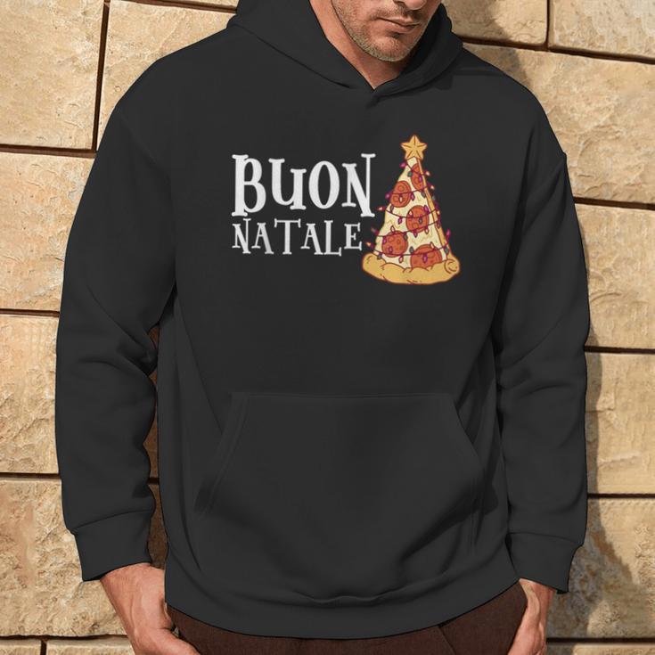 Buon Natale Christmas Italy Pizza Kapuzenpullover Lebensstil