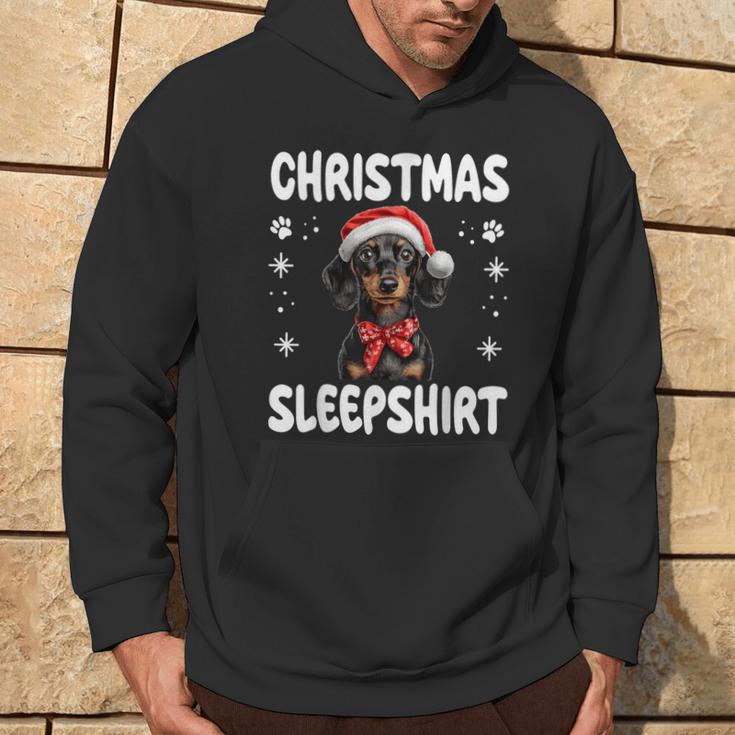 Dachshund Wiener Doxie Dog Nightdress Pyjamas Christmas Kapuzenpullover Lebensstil