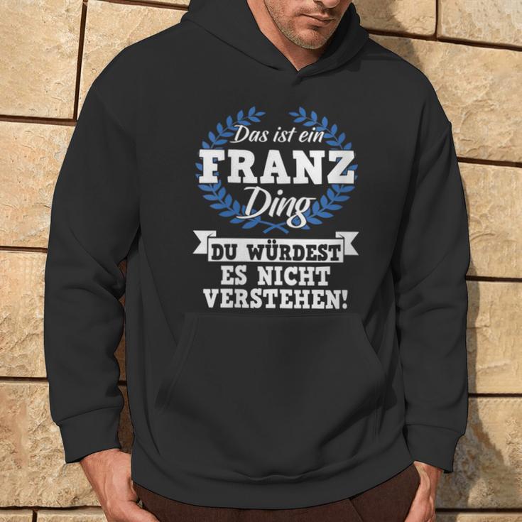 Damen Das Ist Ein Franz Ding Du Würdest Es Nichterstehen Mit-Ausschnitt Kapuzenpullover Lebensstil