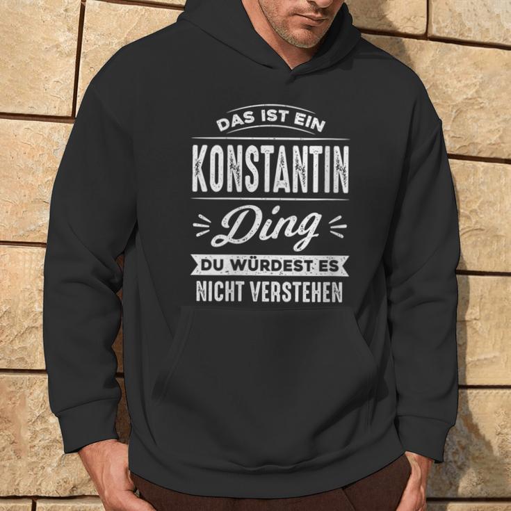 Damen Das Ist Ein Konstantin Ding Du Würdest Es Nichterstehen Mit-Ausschnitt Kapuzenpullover Lebensstil