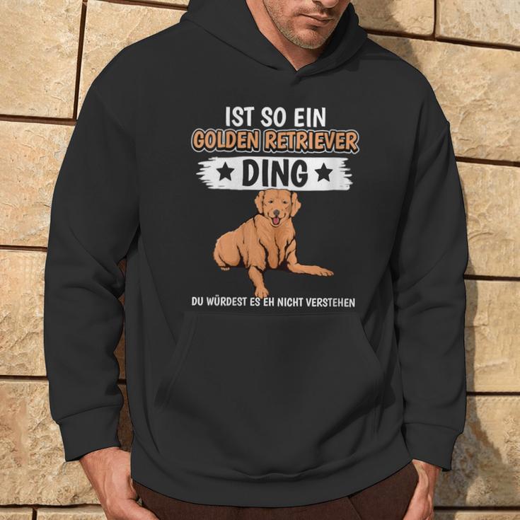 Damen Ist So Ein Golden Retriever Ding Golden Retriever Mit-Ausschnitt Kapuzenpullover Lebensstil