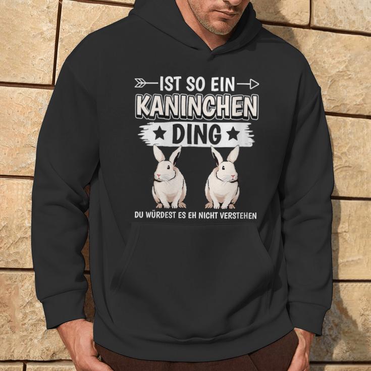 Damen Ist So Ein Kaninchen Ding Kaninchen Mit-Ausschnitt Kapuzenpullover Lebensstil