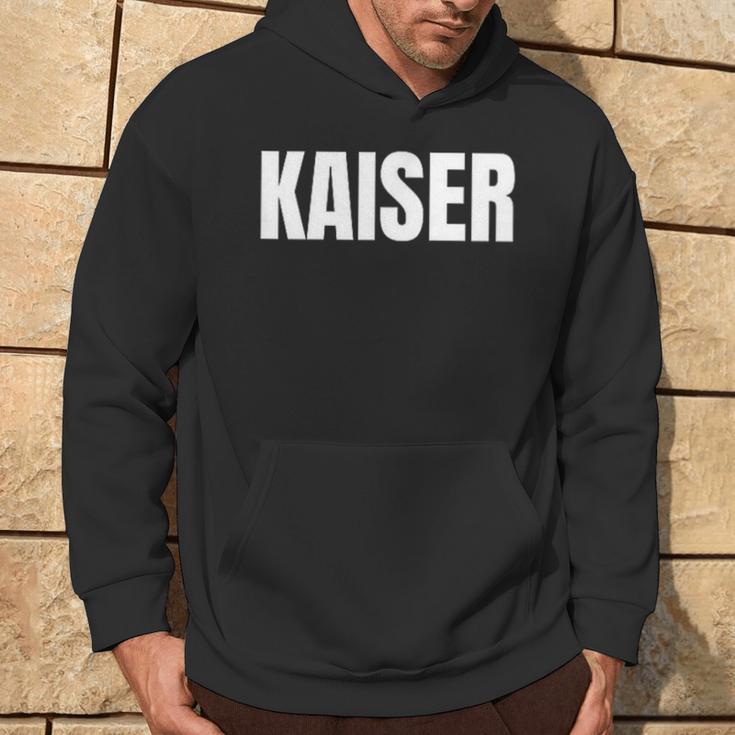 Damen Kaiser Nachname Familie Team Ehe Familienfeier Mit-Ausschnitt Kapuzenpullover Lebensstil