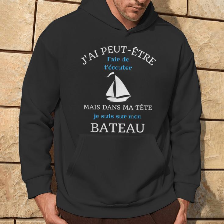 Dans Ma Tête Je Suis Sur Mon Bateau Cadeau Humoristique Sweat à capuche Lifestyle