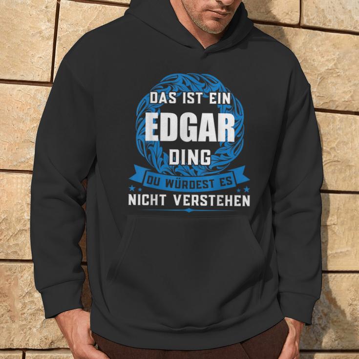 Das Ist Ein Edgar Dingorname Kapuzenpullover Lebensstil