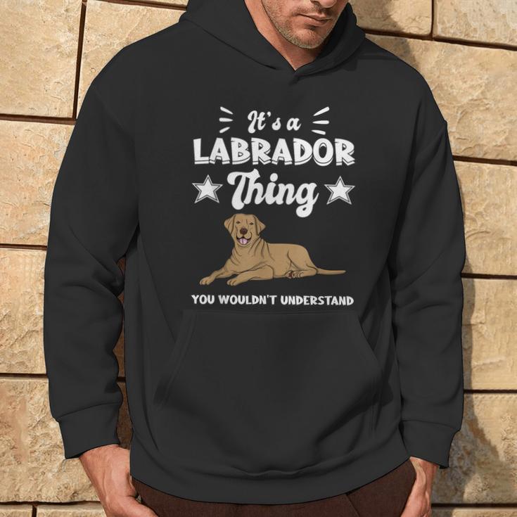 'Das Ist Ein Labrador Ding Labby Brown Labrador Kapuzenpullover Lebensstil