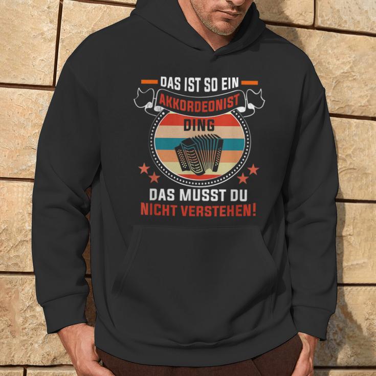 Das Ist So Ein Akkordeonist Ding Akkordeonspieler Kapuzenpullover Lebensstil