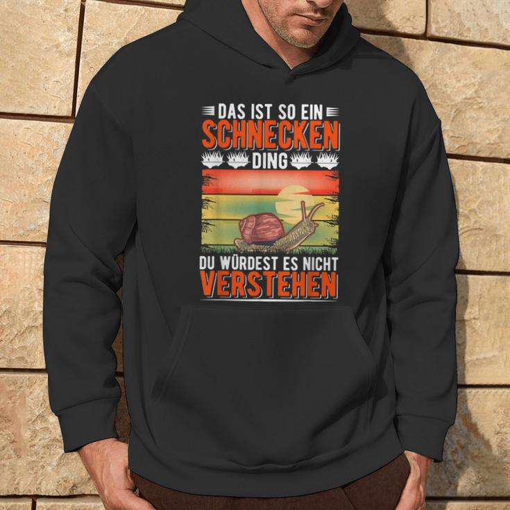 Das Ist So Ein Schnecken Ding Weinberg Snail Kapuzenpullover Lebensstil