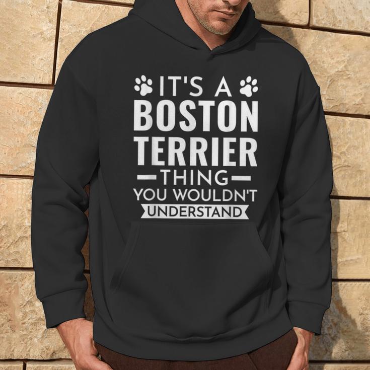 Es Ist Ein Boston Terrier-Ding Boston Terrier Kapuzenpullover Lebensstil