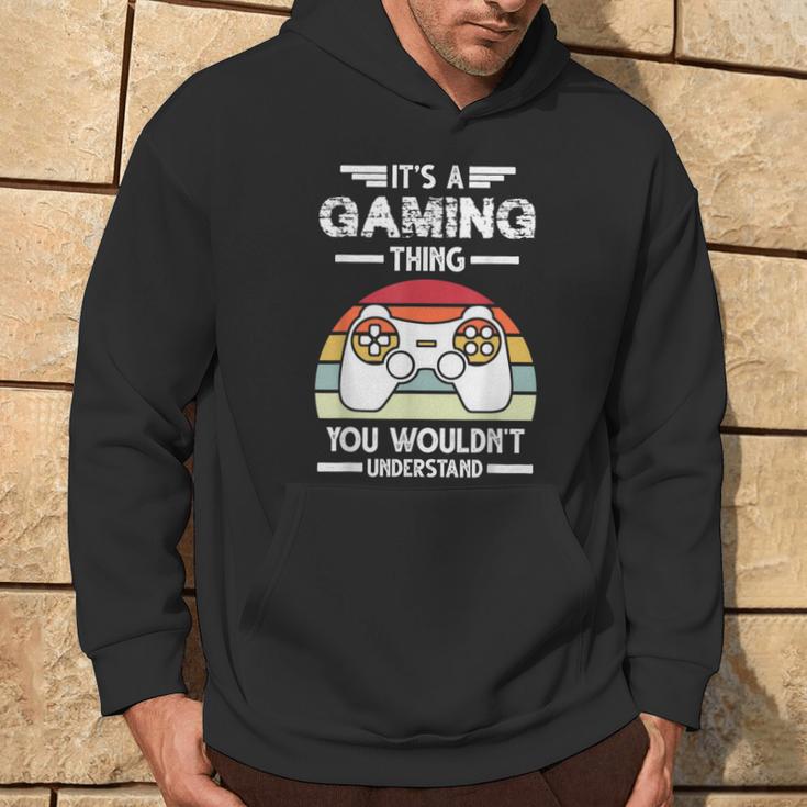 Es Ist Ein Gaming-Ding-Spiel Kapuzenpullover Lebensstil