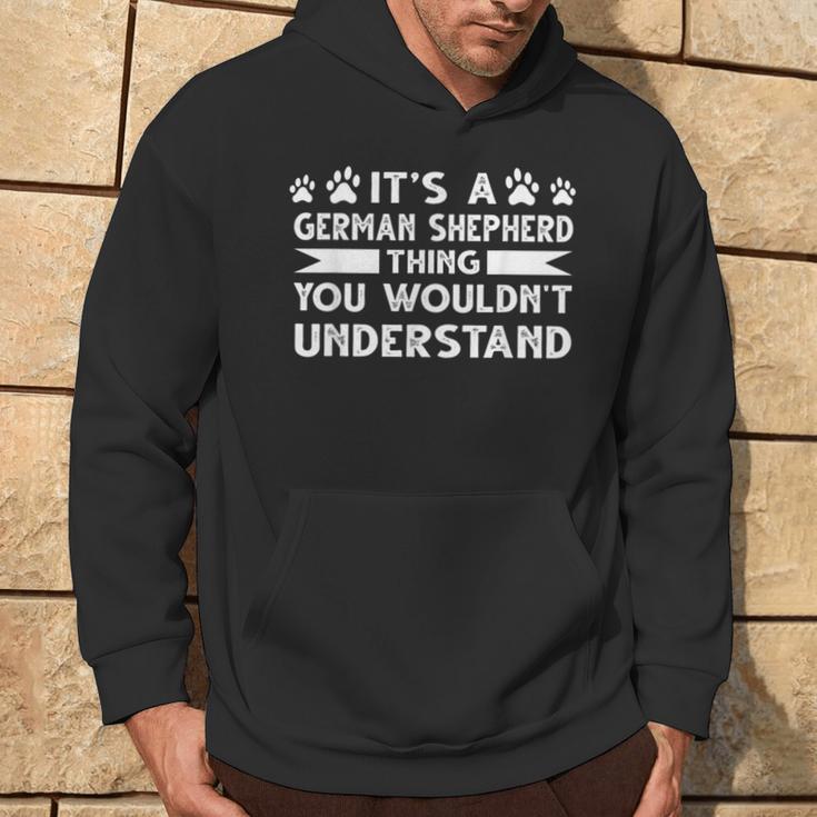 Es Ist Ein German Shepherd-Ding Deutscher Shepherd S Kapuzenpullover Lebensstil