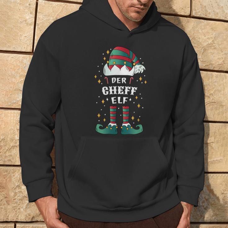 Elf Christmas Ich Bin Der Chef Elf Kapuzenpullover Lebensstil