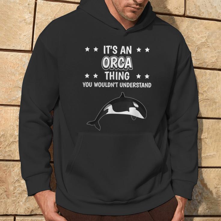 With Slogan Ist So Ein Orca Ding Kapuzenpullover Lebensstil