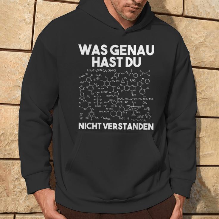 Was Genau Hast Du Nichterstanden Chemie Chemiker Laboratory Kapuzenpullover Lebensstil