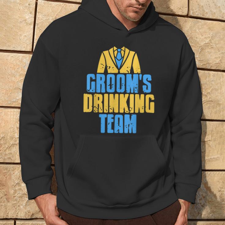 Groom's Drinking Team Retro Stag Night Kapuzenpullover Lebensstil