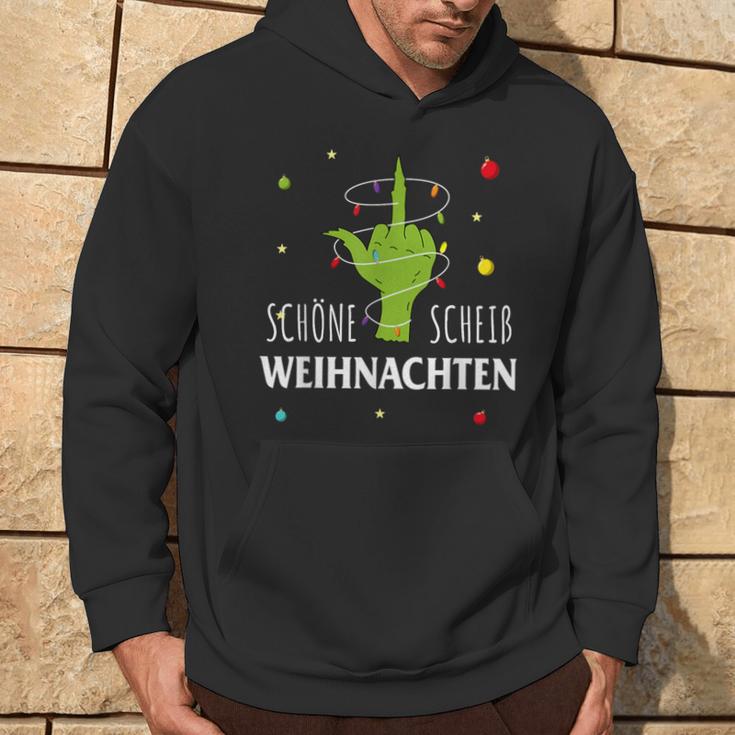 Grumpy Schöne Scheiß Weihnachten Xmas Hate Bad Mood Christmas Kapuzenpullover Lebensstil