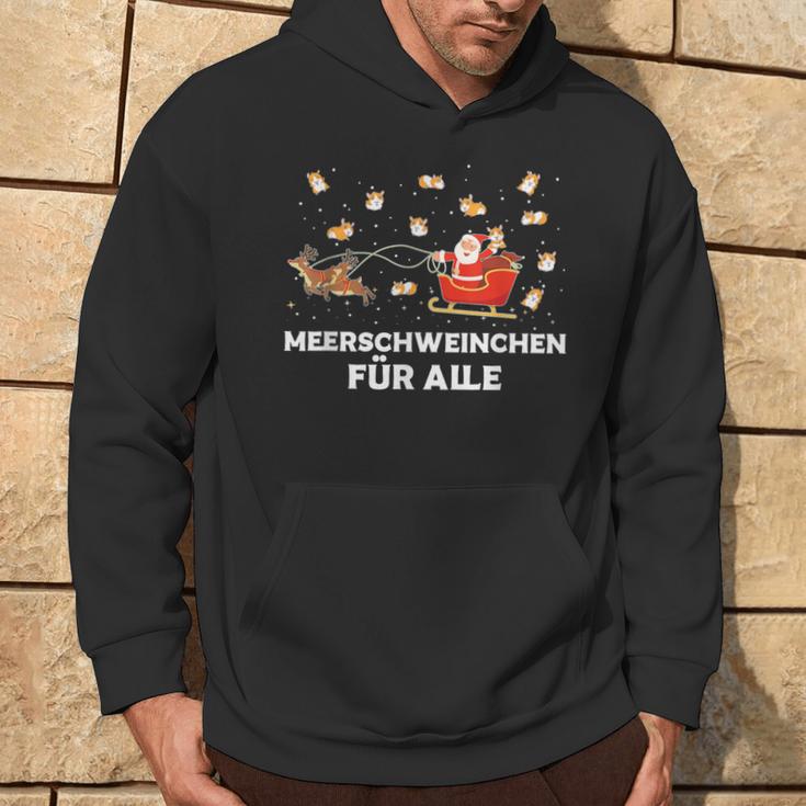 Guinea Pigs For All Guinea Pig Santa Claus Kapuzenpullover Lebensstil