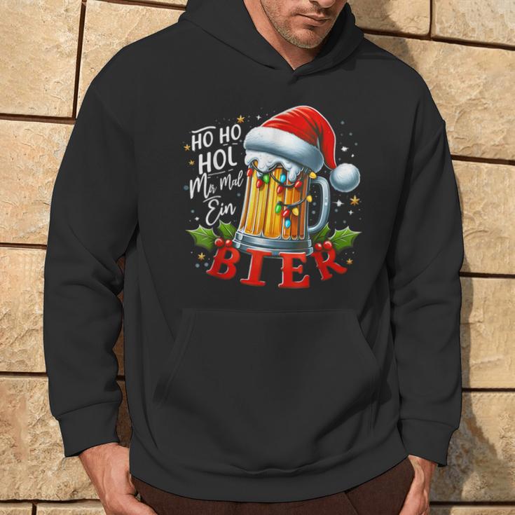 Ho Ho Hol Mir Mal Ein Bier Christmas Kapuzenpullover Lebensstil