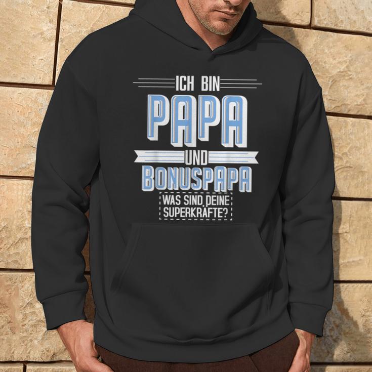 Ich Bin Papa Und Bonuspapa Was Sind Dein Superkraft I'm Kapuzenpullover Lebensstil