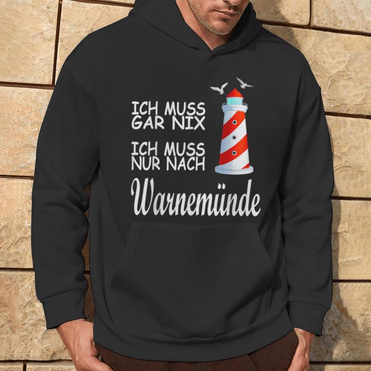 Ich Muss Nur Nach Warnemünde Kapuzenpullover Lebensstil