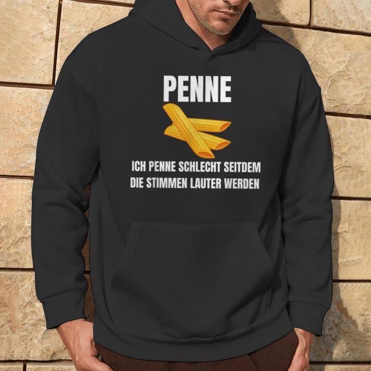 Ich Penne Schlecht Seit Dem Die Stimmen Lauter Werden Werden Kapuzenpullover Lebensstil